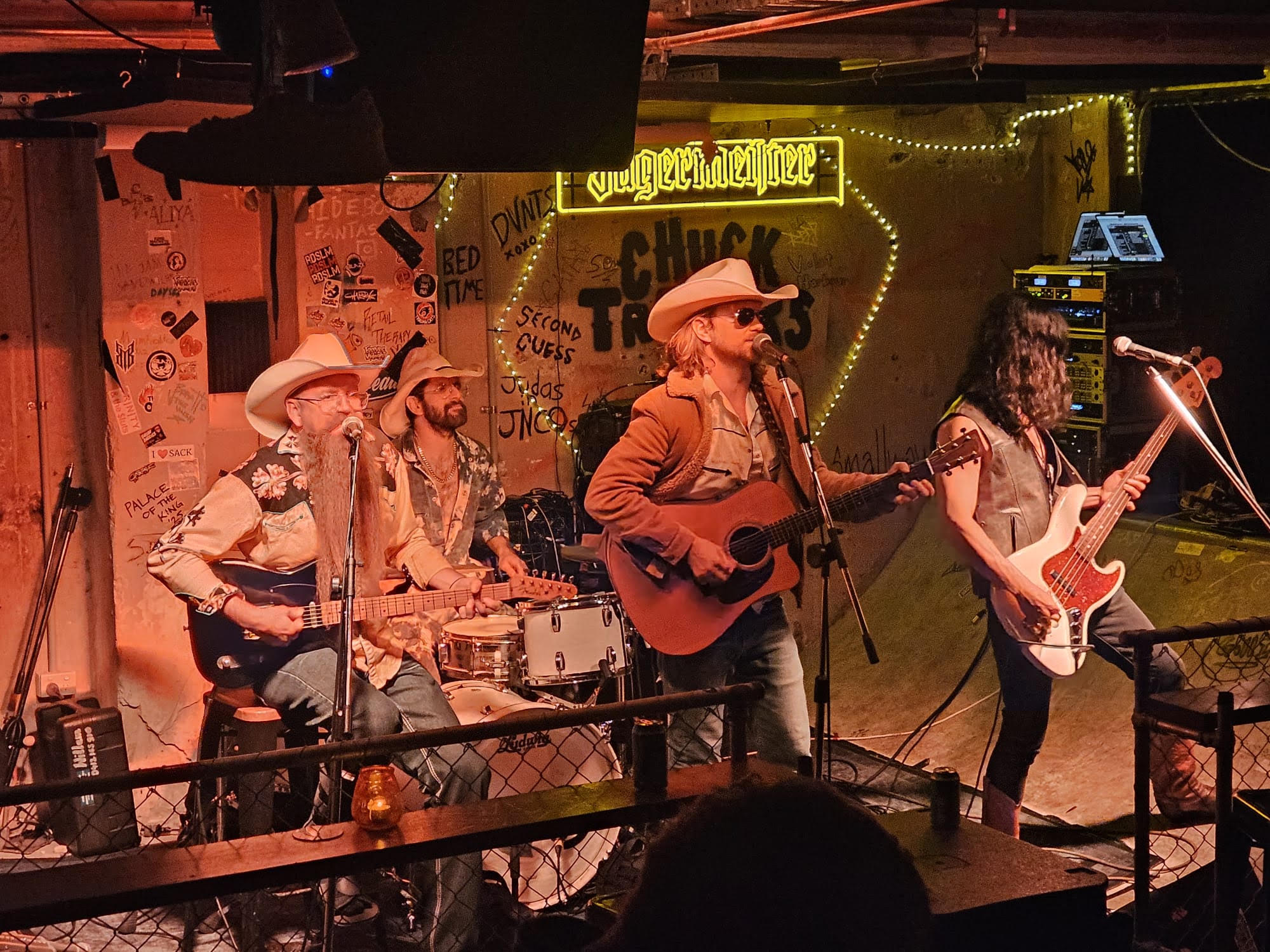 Carter Mullins band performing live at Freshwater Brewing Co, 18 July
